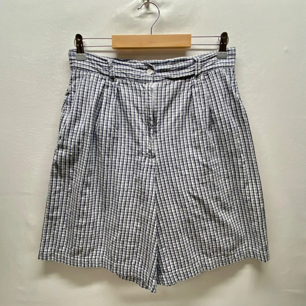 Legacy Shorts Women's‎ Junior 13 Blue White Plaid 8